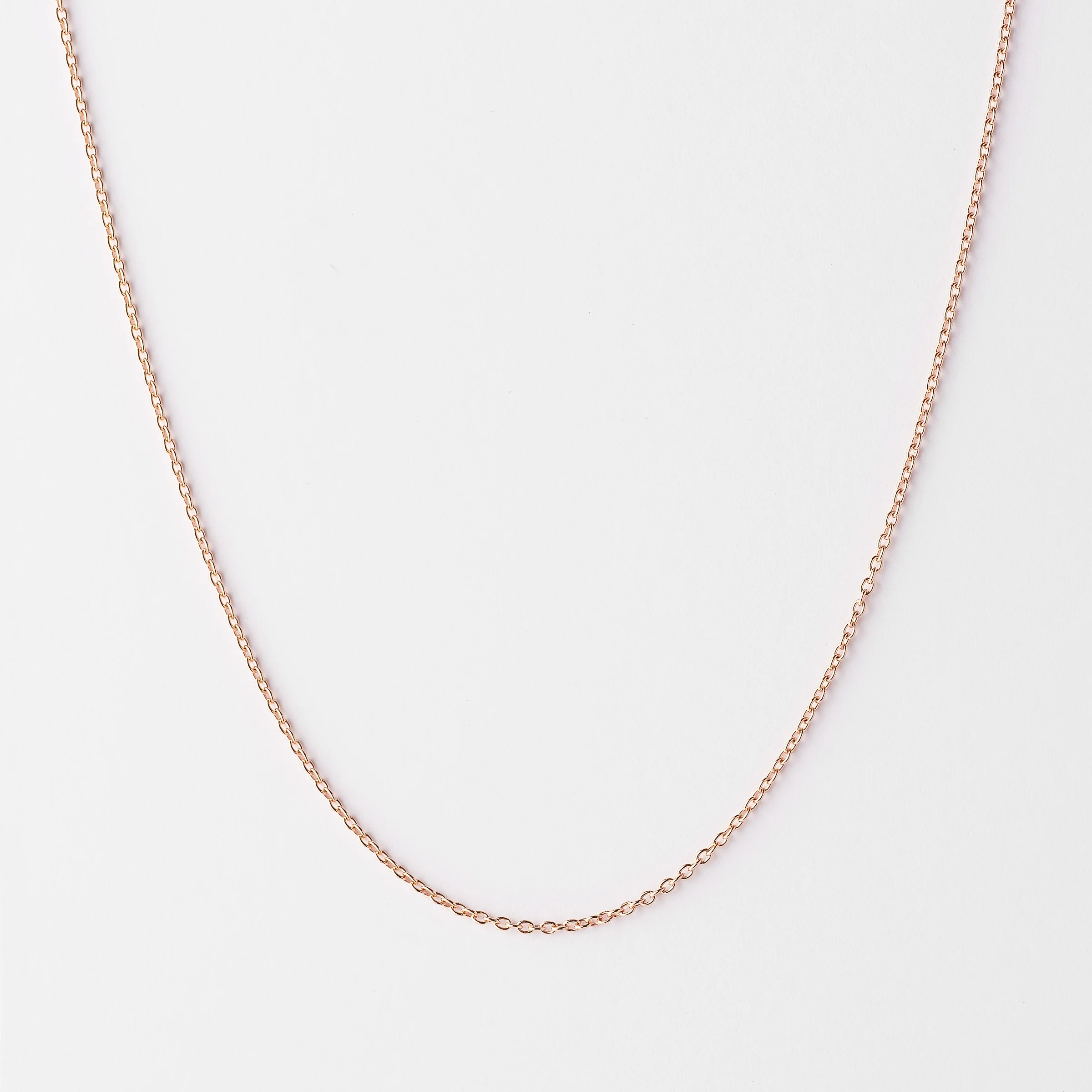 18K Rose Gold Cable Chain - Image 3