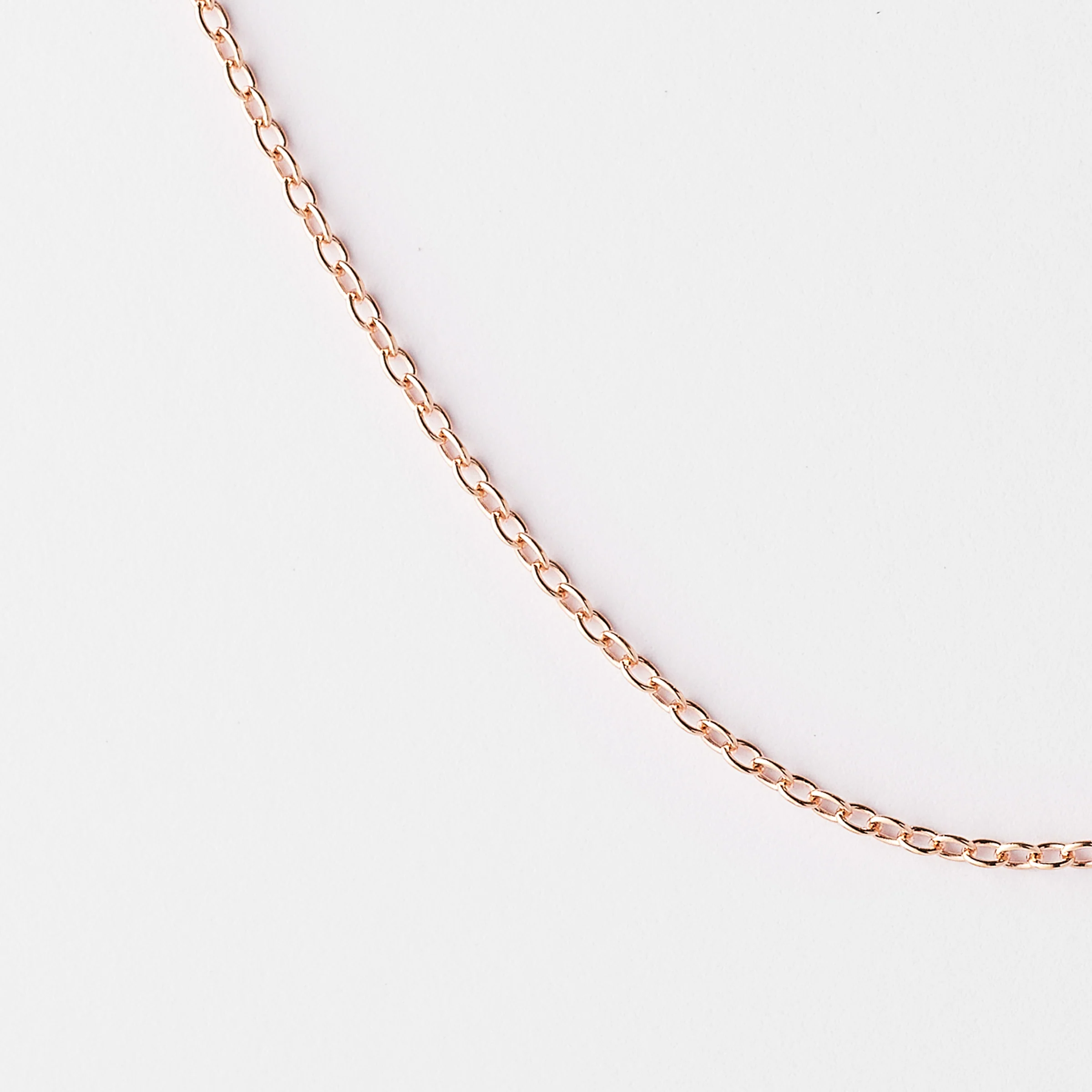 9K Rose Gold Cable Chain - Image 3