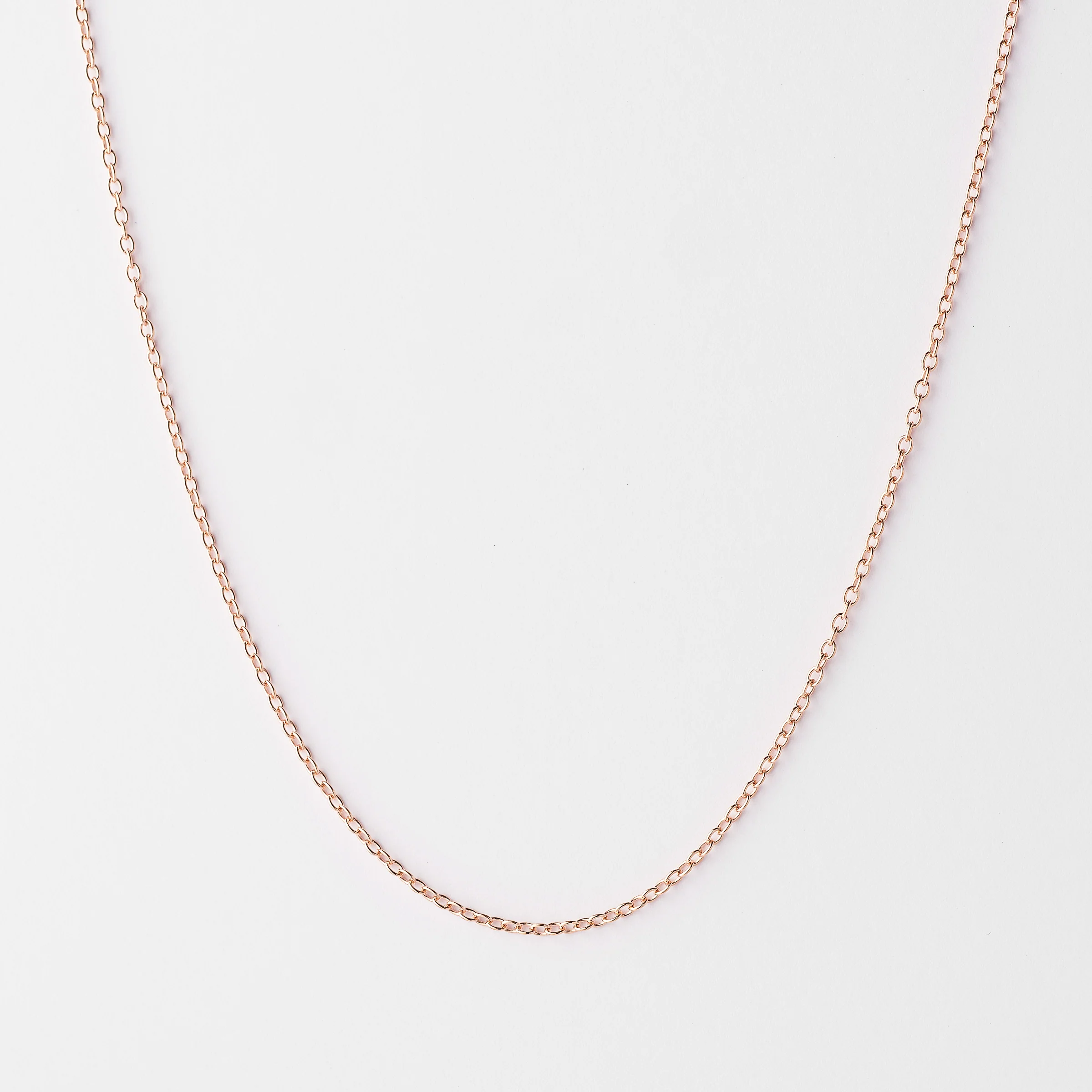 9K Rose Gold Cable Chain - Image 5