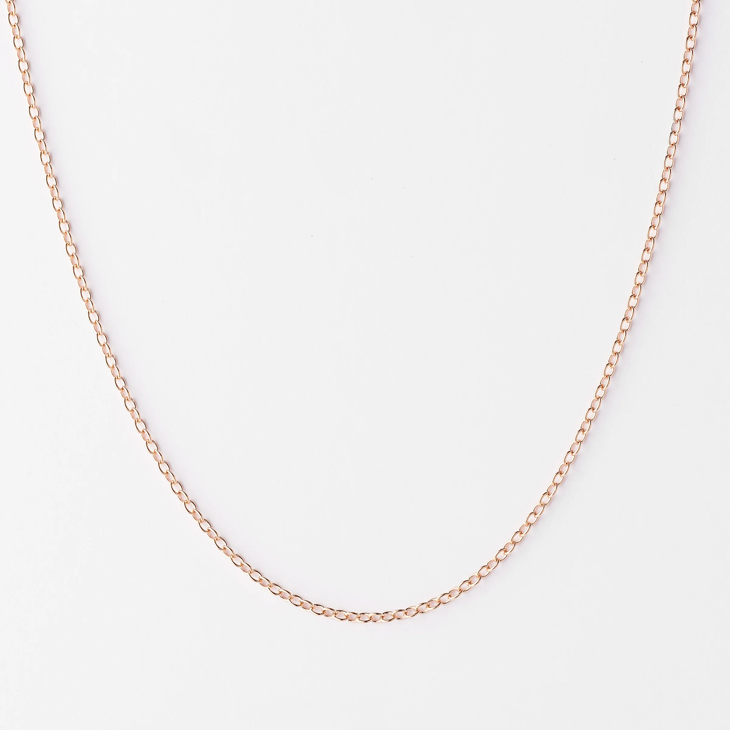 9K Rose Gold Cable Chain - Image 3
