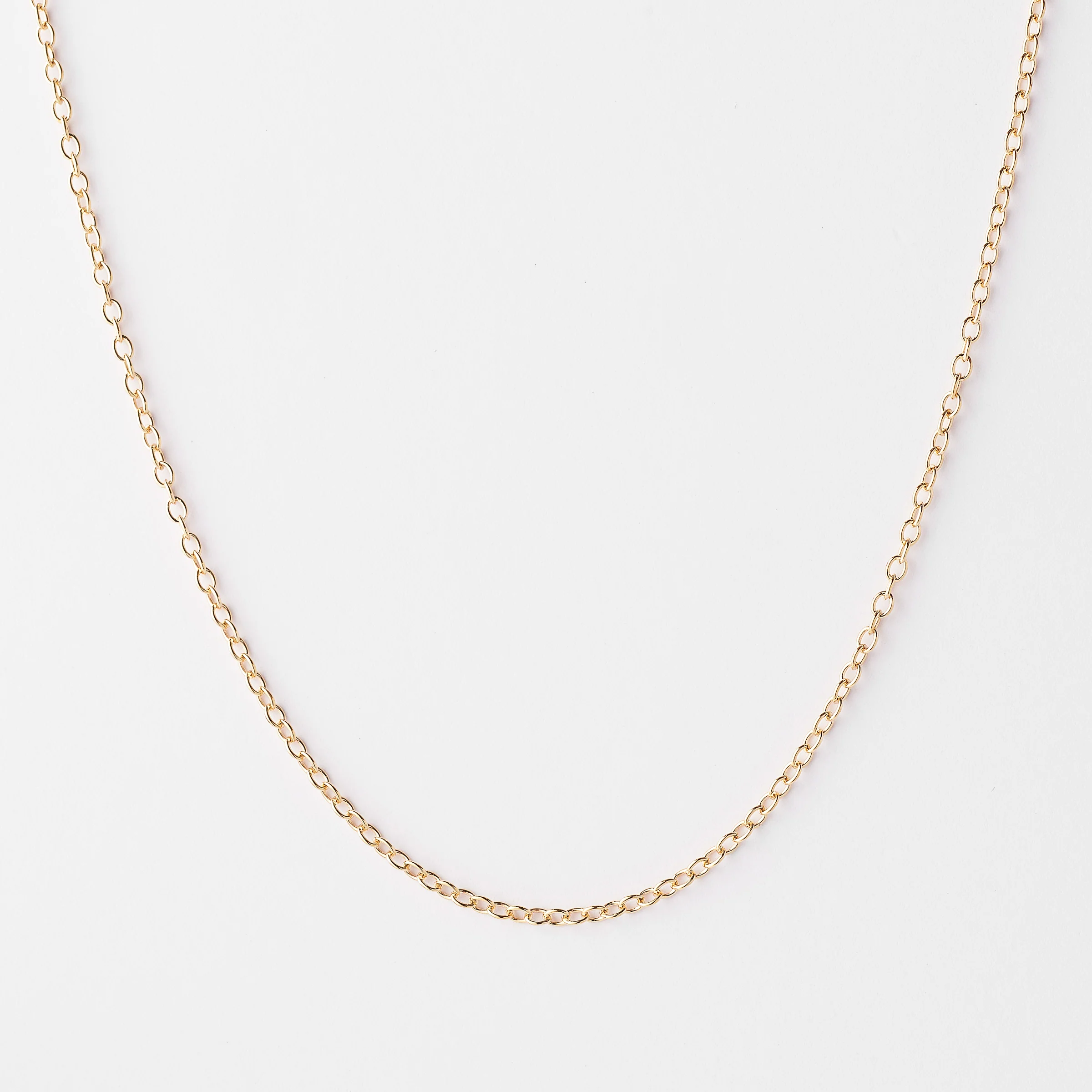 9K Yellow Gold Cable Chain - Image 3