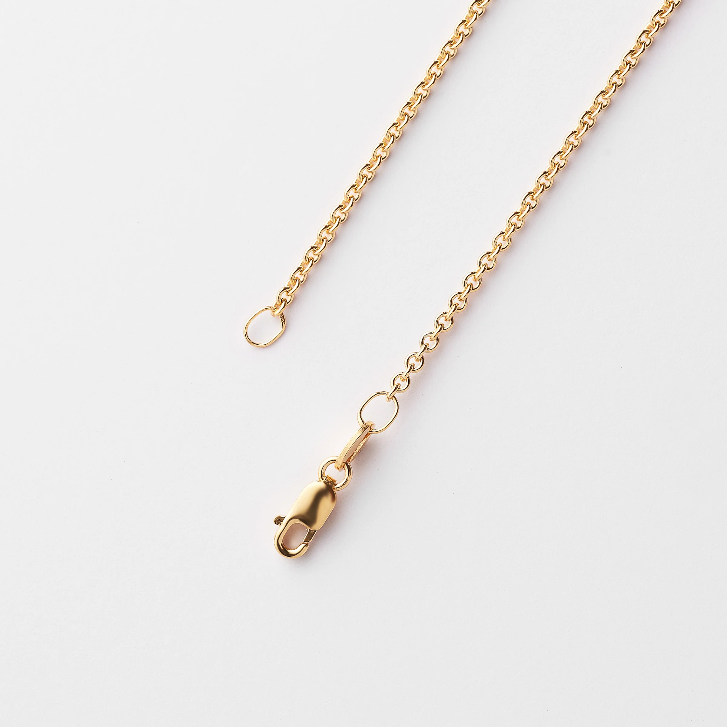 9K Yellow Gold Cable Chain - Image 2