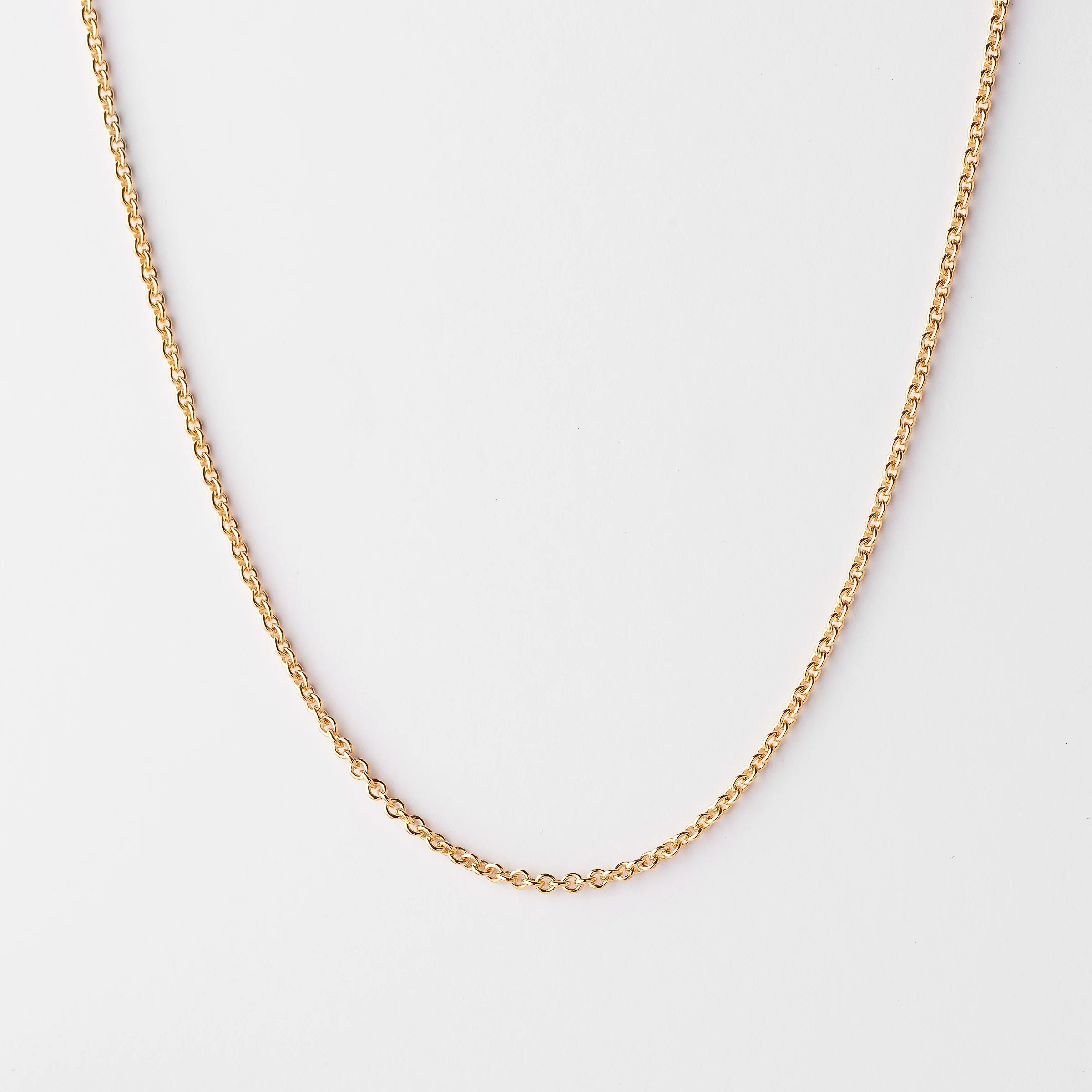 9K Yellow Gold Cable Chain - Image 3