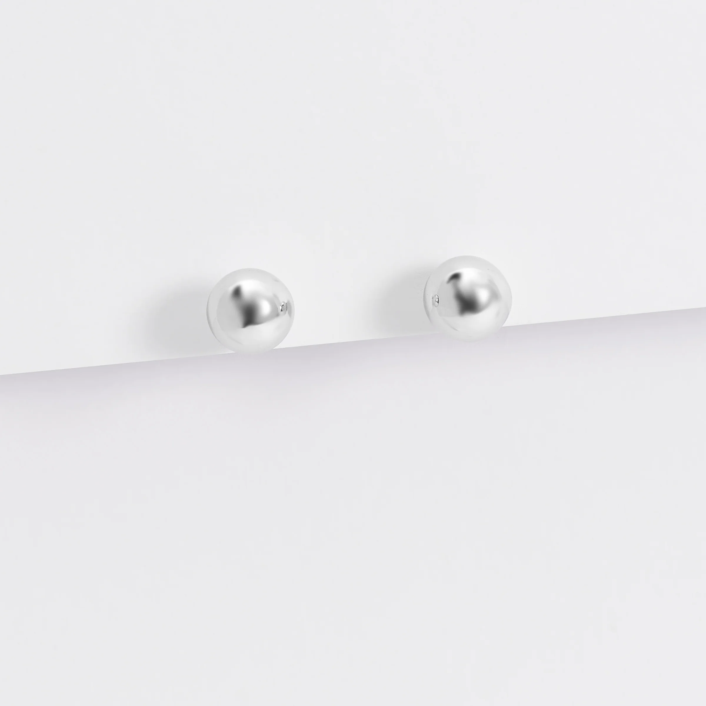Sterling Silver Ball Stud Earrings - Image 12