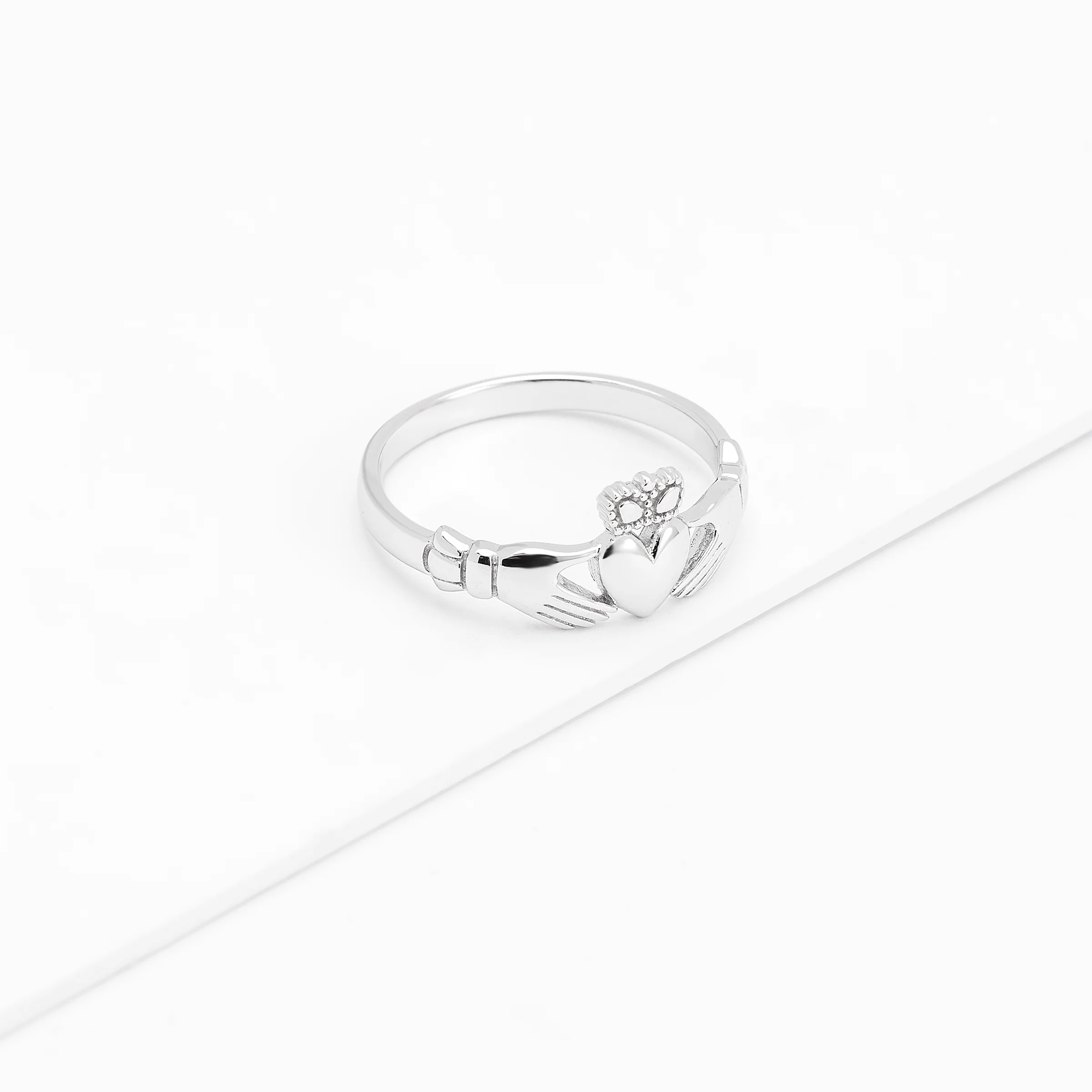 Sterling Silver Claddagh Ring - Image 3