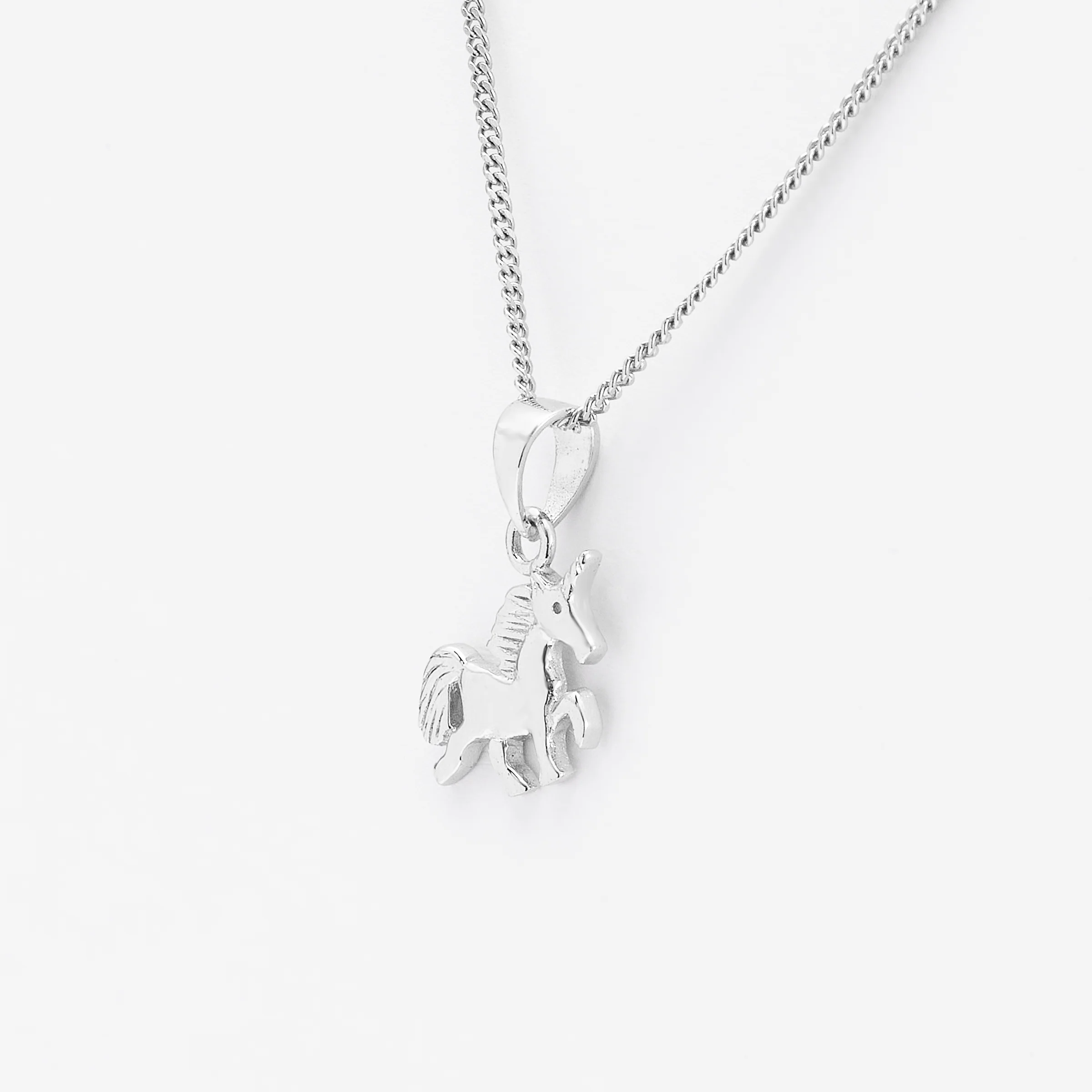 Sterling Silver Unicorn Pendant - Image 2