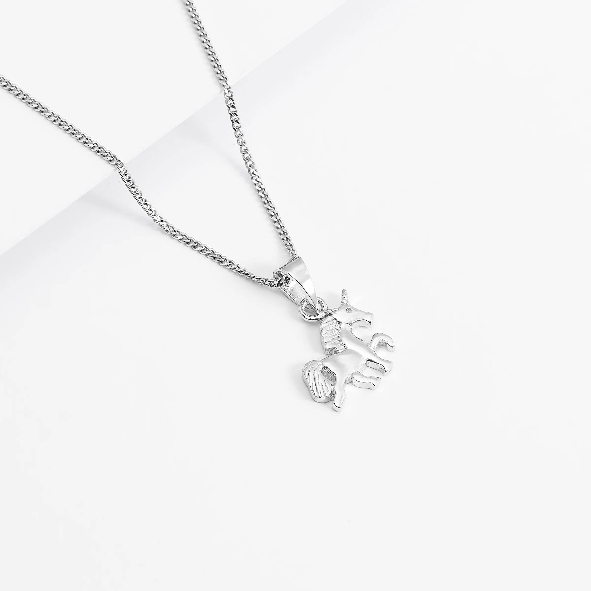 Sterling Silver Unicorn Pendant - Image 3