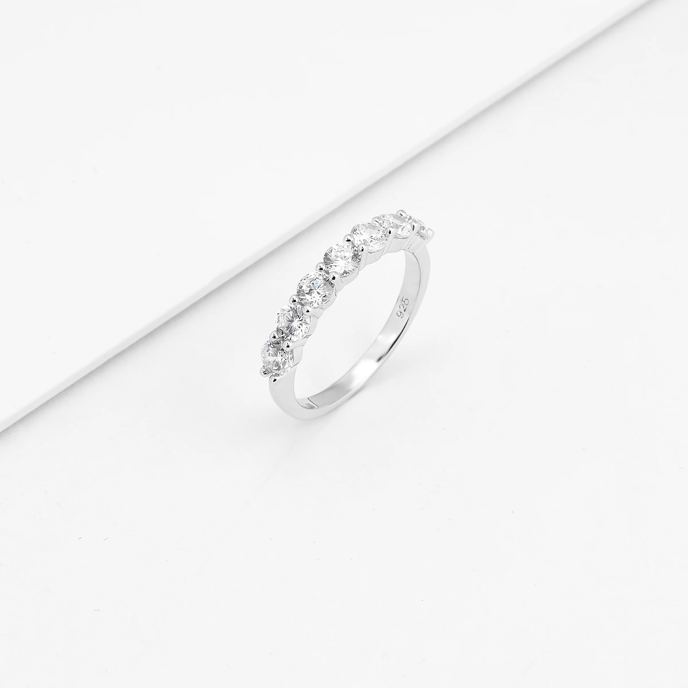 Sterling Silver Zirconia Ring - Image 2