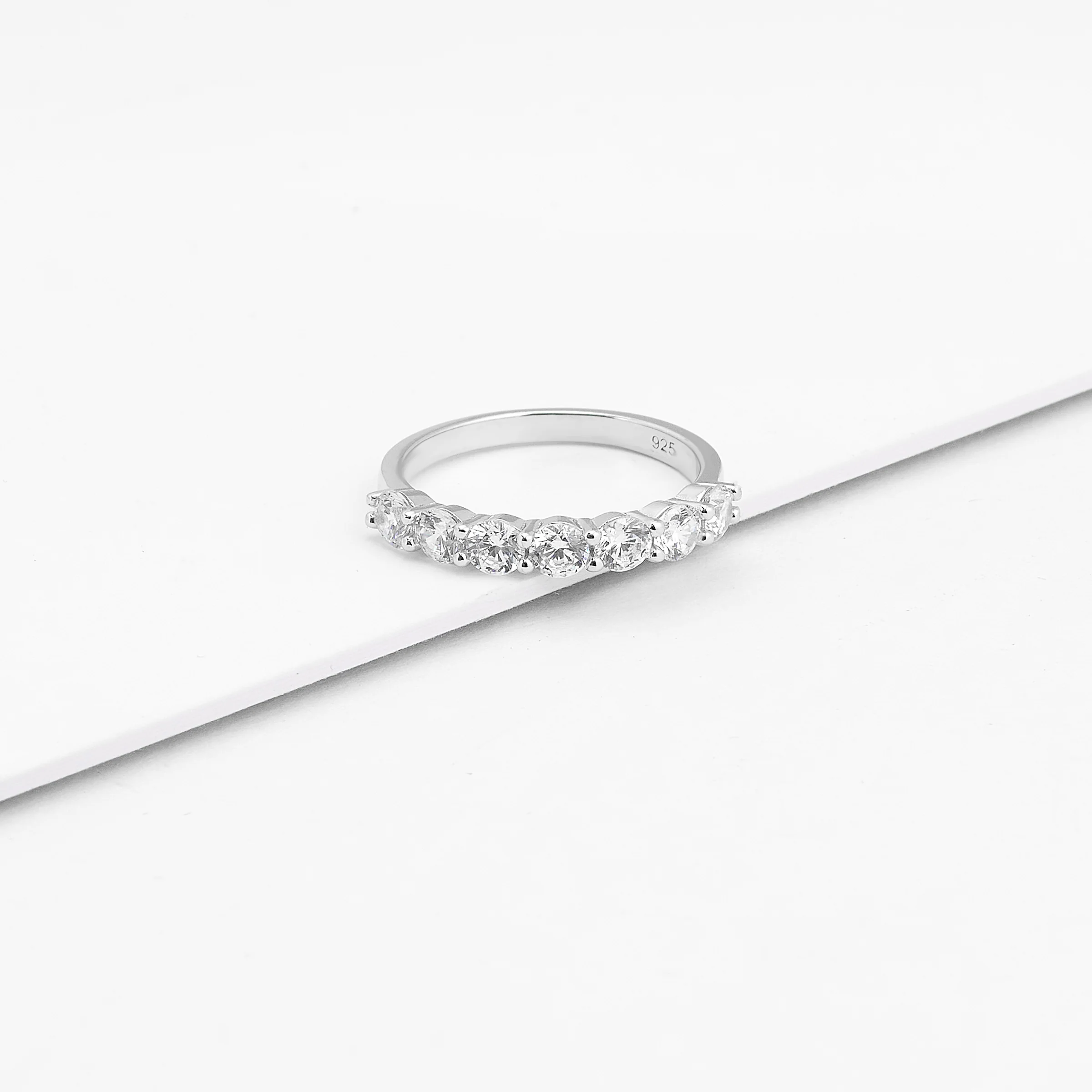 Sterling Silver Zirconia Ring - Image 3